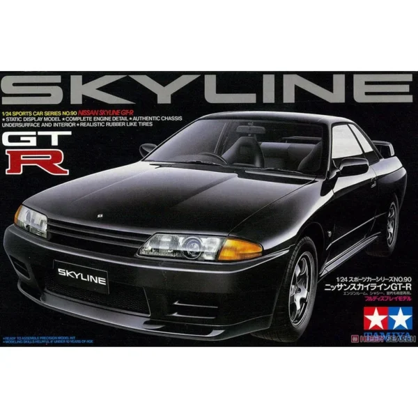 TAMIYA 24090 1/24 Scale Nissan Skyline GT-R Model Car Kit Assembly Model with Engine Detail Static Car Model for Adault DIY - Image 2