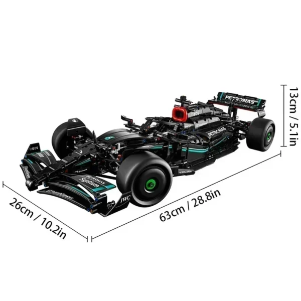 Technical F1 42141 1:8 1431Pcs Performance Building Blocks Super Races Car Assembly Model DIY Vehicle Toys Bricks Birthday Gifts - Image 2