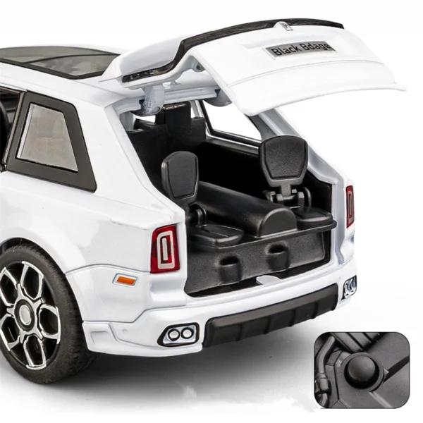 1:32 Rolls Royce SUV Cullinan Alloy Car Model Diecasts Metal Toy Car Model Simulation Sound and Light Collection Childrens Gifts - Image 4