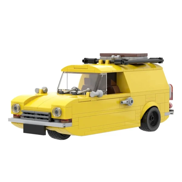 MOC Movie Only Fools and Horses Car Model Building Block Yellow Travel Vehicle DIY Bricks Toys Adult Kid Birthday Christmas Gift - Image 2