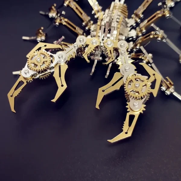 3D Scorpions Metal Puzzle Steampunk Mechanical Insect Model Kit Detachable Steel Construction Building Toy For Adults - Image 4