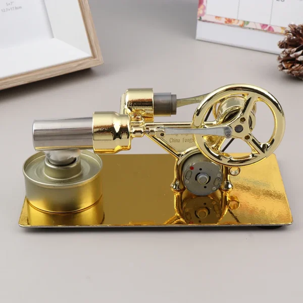 Hot Air Stirling Engine Motor Model Fluid Dynamic Physics Experimental Model Educational Science Toys - Image 2