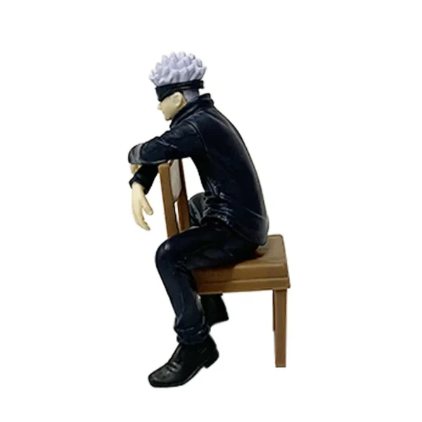 Jujutsu Kaisen 11cm 14cm Sitting Satoru Gojo Figure With Chair Break Time Collection Model Anime Decoration Toys Gifts - Image 3