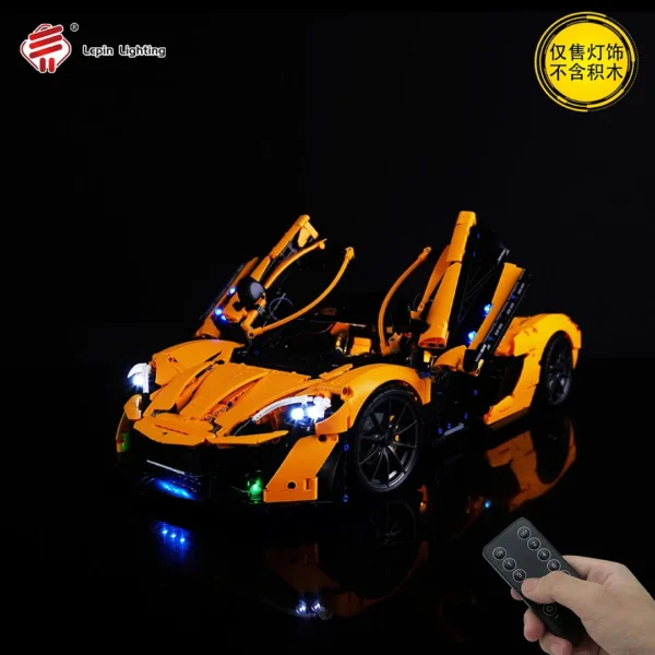 DIY LED Light Kit For LEGO 42172 Technical Sports Car Building Blocks (Only LED Light,Without Blocks Model) - Image 6