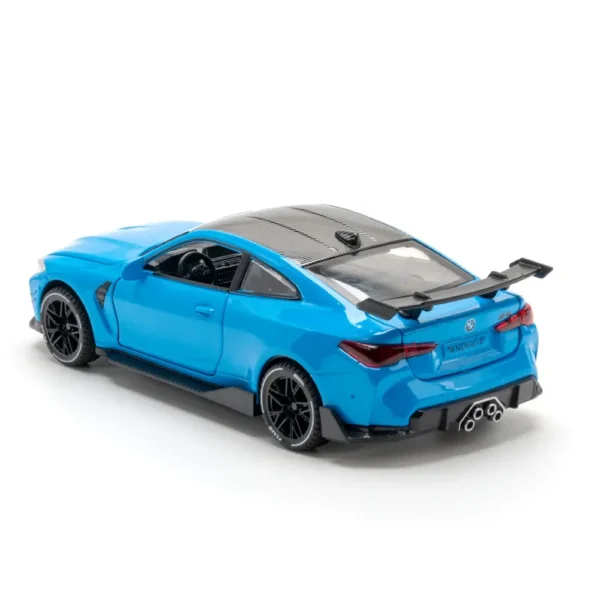 1:32 BMW M4 Coupe sports car High Simulation Diecast Metal Alloy Model car Sound Light Pull Back Collection Kids Toy Gifts - Image 6