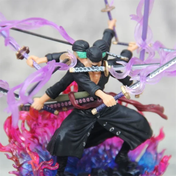 Hot One Piece 15cm Anime Figure Asura Roronoa Zoro Statue Action Figure Collection Model Kid Toy - Image 6