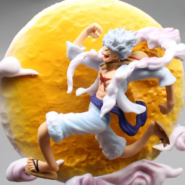 16cm One Piece Anime Figure Moon Fairy Nika Monkey D Luffy Gear 5 With Moon Light Action Figure Gk Statue Model Collection Toys - Image 3