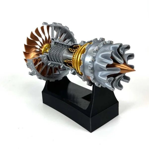 TR900 Turbofan Engine Model Aircraft Engine Kit Turbojet Engine Model Adult Gift Mechanical Science Education Toy - Image 3