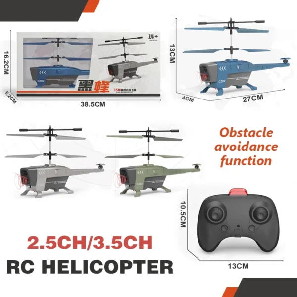 3.5CH 2.5CH RC Helicopter 2.4G Remote control helicopters with obstacle avoidance function Radio controlled Plane Toys for boys - Image 6