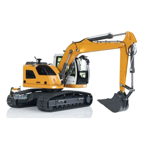 1/14 Sacle R920 RC Hydraulic Excavator JDM-208 RTR Metal Remote Control Digger Construction Truck Car Toys Light System Model - Image 3