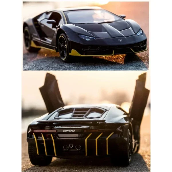 1:32 Lamborghinis LP770 LP750 Car Alloy Sports Car Model Diecast Sound Super Racing Lifting Tail Hot Car Wheel For Children Gift - Image 3