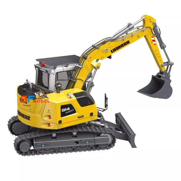 914 RC Hydraulic Excavator 1/14 Small Short Tail Hydraulic Excavator Metal Model RTR Engineering Remote Control Car Model Toy - Image 5