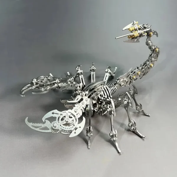 3D Scorpions Metal Puzzle Steampunk Mechanical Insect Model Kit Floatingcity Steel Warcraft Assemble Jhandmade Toy For Adults - Image 5