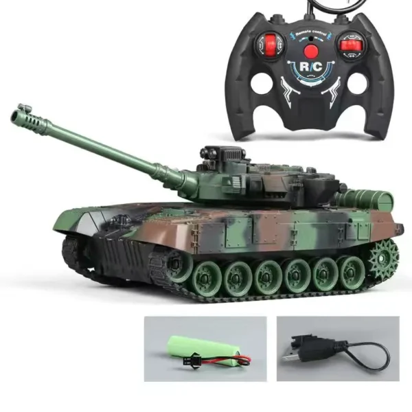 RC Tank Military War Battle United States M1 Leopard 2 Remote Control Electronic Toy Car Tactical Model Gifts for Boys Children - Image 6