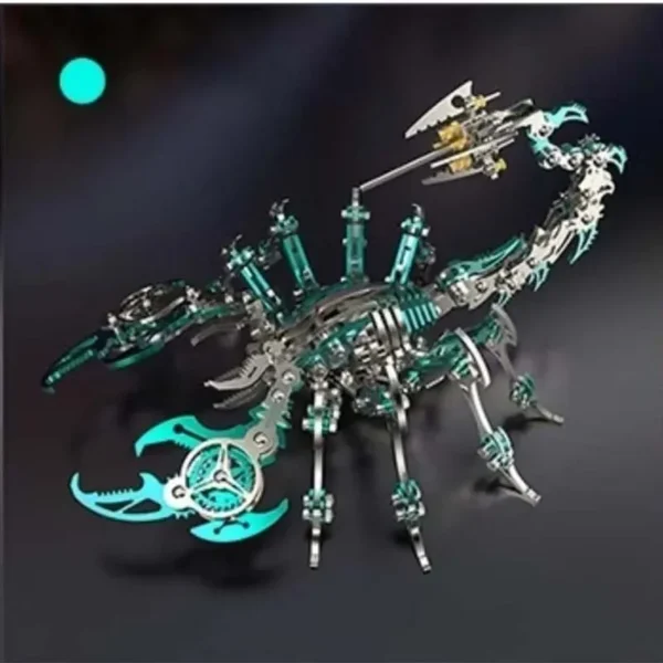 Colorful 3D Metal Scorpion King Mechanical Toy Decoration Assembly Decoration Mechanical Puzzle Diy Adult Children Birthday Gift - Image 4