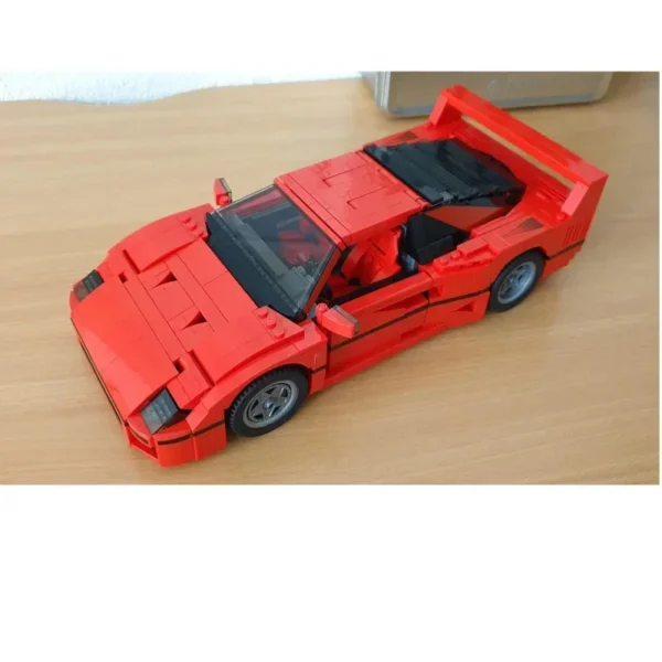 Classic Racing 10248 F40 Compatible MOC-49743 Sports Car 1192 PCS Splicing Assembly Building Block Toy Model DIY Kids Gift Gift - Image 6