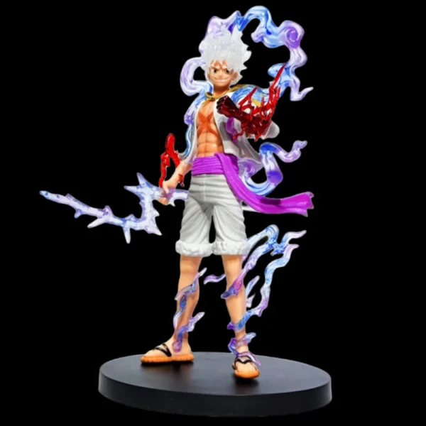 21CM Anime One Piece Luffy GEAR 5 Figurine Nika Sun God Action Figures Collectible Model Doll Toys Children Gift - Image 3