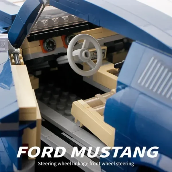 New 21047 Ford Mustangs Sports Racing Car Model Compatible With 10265 Building Blocks Bricks DIY Toys For Boys Gifts - Image 4