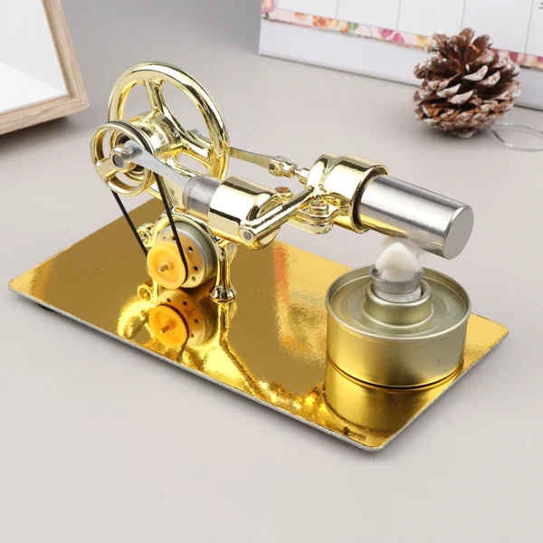 Hot Air Stirling Engine Motor Model Fluid Dynamic Physics Experimental Model Educational Science Toys - Image 5