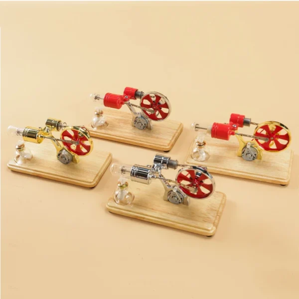 Four-color Stirling Generator Engine Model Scientific Physics Experiment Research Science and Education Small Metal Toys - Image 2