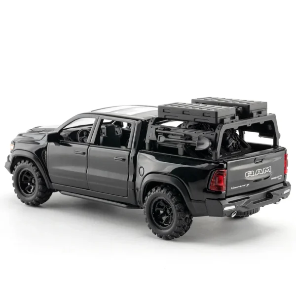 1:32 DODGE Mammoth 1000 TRX Alloy Pickup Car Model Diecast Metal Off-road Vehicle Model Sound and Light Simulation Kids Toy Gift - Image 3