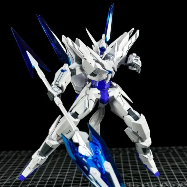 HG Gundam 1/144 Gn-10000 Transient Glacier Figure Assembly Model Toy Action Figurine Desktop Ornament Collection Kids Toy Gifts - Image 4