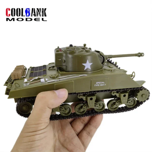 Henglong 1/30 rc tanks,Sherman vs Pershing Infrared Battle Tanks 2.4Ghz RC Battling Panzer Remote Control US Model Tank M4A3 M26 - Image 6