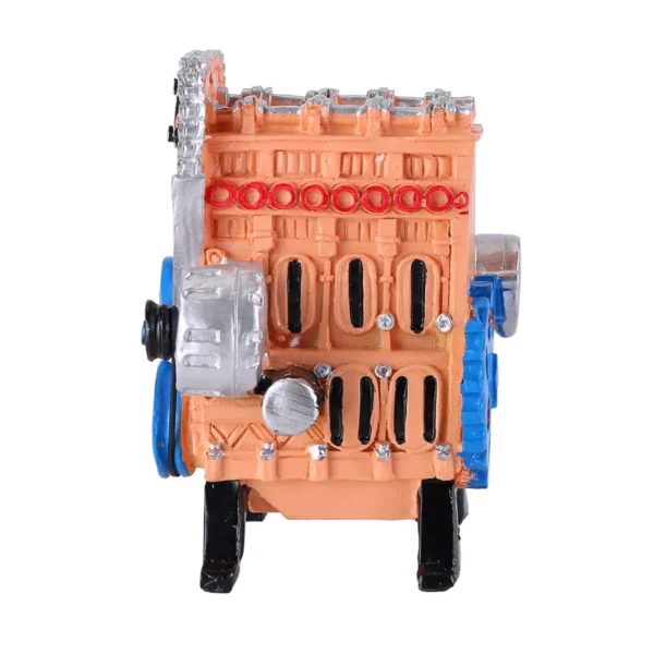 1pc Mini Engine Model Toy 4 Cylinder Car Engine Model Creative Miniature Resin Engine Ornaments for Car Desktop Decoration - Image 3