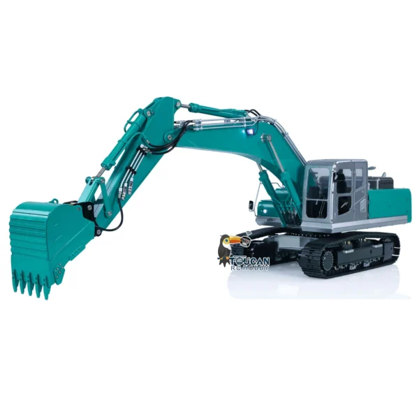 RTR LESU PC360 RC Hydraulic Excavator 1/14 Metal PL18EV Lite Remote Control Digger Model Smoke Unit Lights Sounds Toy THZH1706 - Image 3