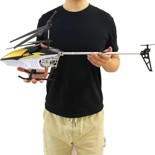 Rc Helicopter With Remote Control Extra Durable Big Plane Toy For Kids Drone Model Outdoor 3.5CH 80cm Aircraft Large Helicoptero - Image 2