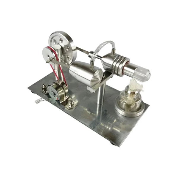 ZIZZ Hot Wind God Ice Stirling Engine Aluminum Alloy Engine External Combustion Engine Model Scientific Physics Experiment Toy - Image 6