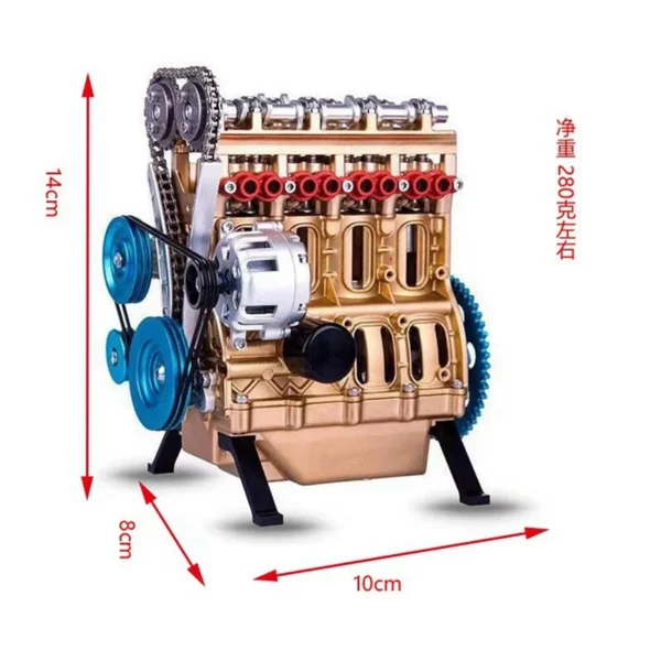 Engine Resin Model New Resin Crafts Classic Collection Home Office Creative Resin Ornaments - Image 2