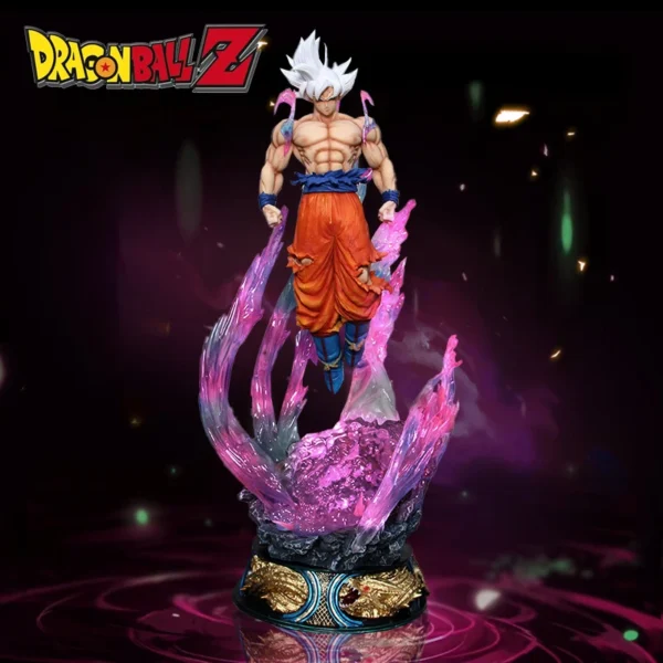 Dragon Ball Son Goku 25cm Anime Figure Ultra Instinct Super Saiyan Figurine Statue Pvc Statue Model Ornament Collection Toy Gift